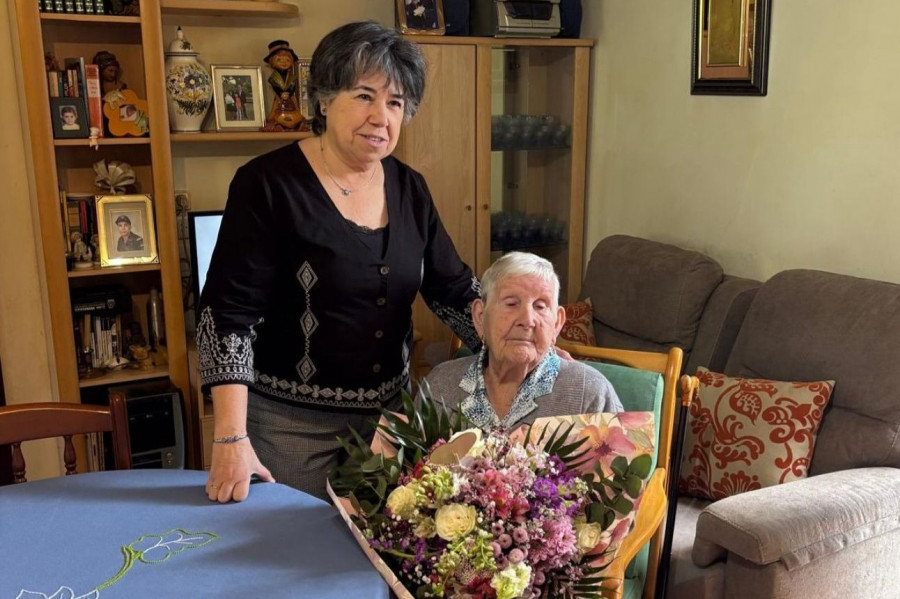 Moeche cuenta con una centenaria más, María González