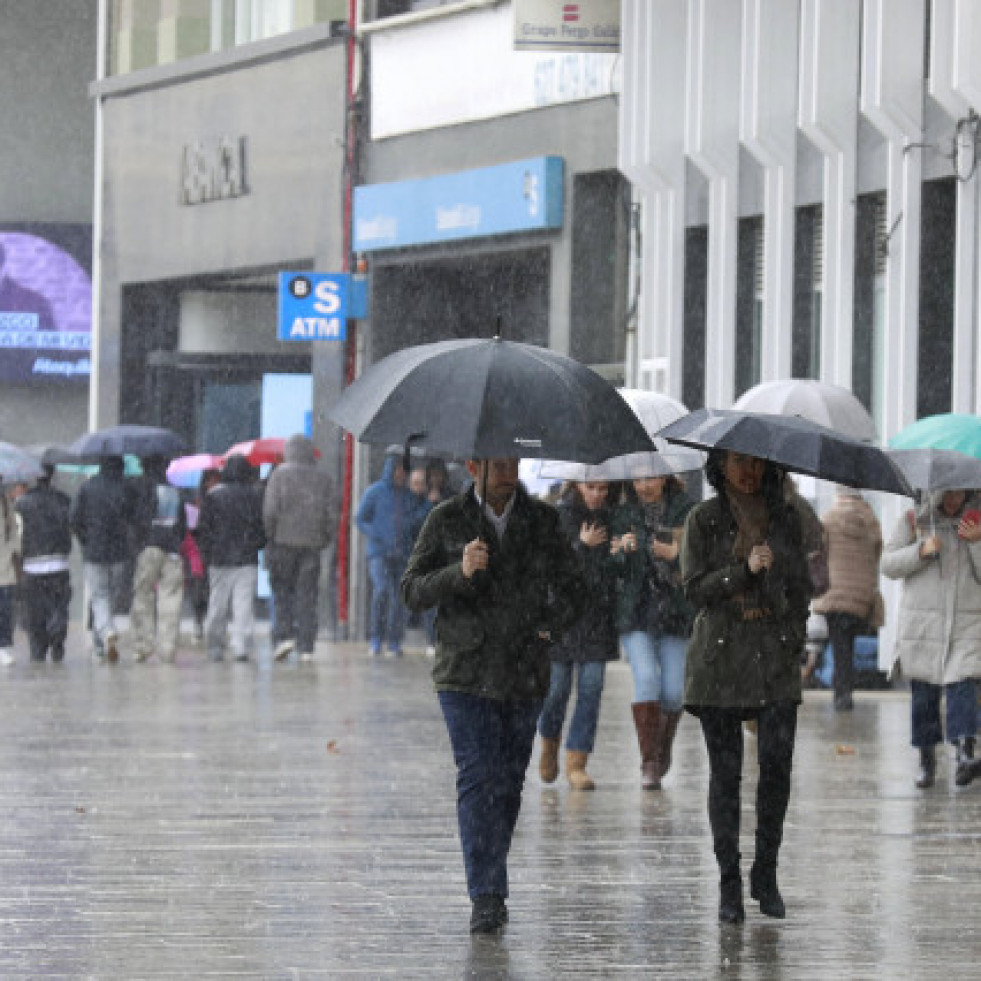 A Coruña, segunda provincia gallega que más incidencias registró por las tormentas y lluvias del viernes
