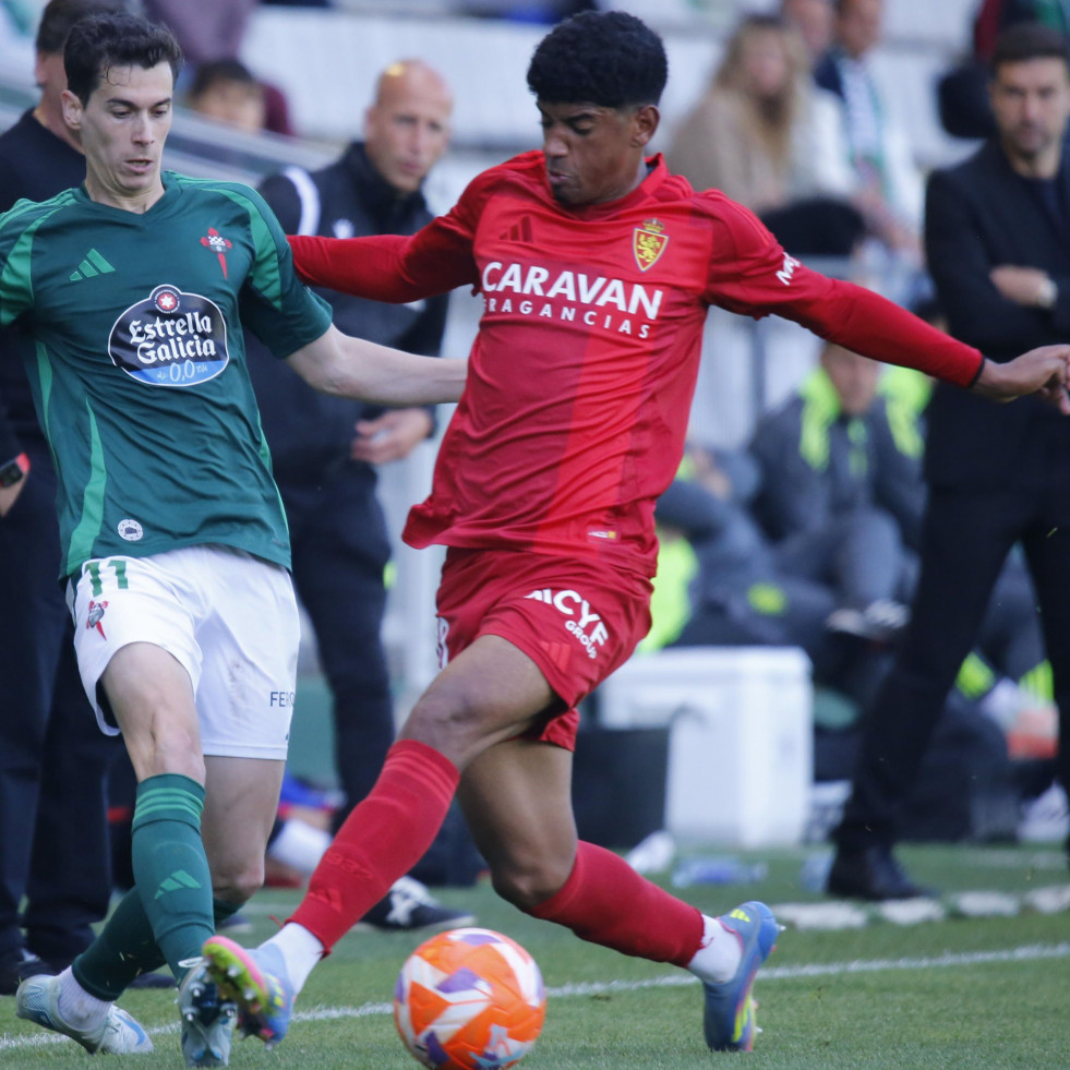 Nacho Sánchez, jugador del Racing de Ferrol: “Que en la primera jugada te metan es un mazazo fuerte”