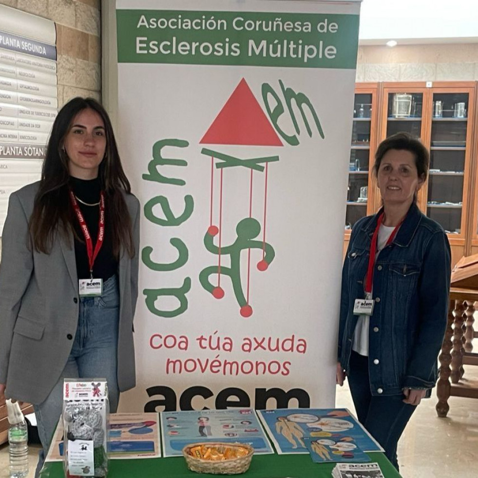 El Día Mundial de la Esclerosis Múltiple contará con mesas informativas en el Hospital Naval de Ferrol