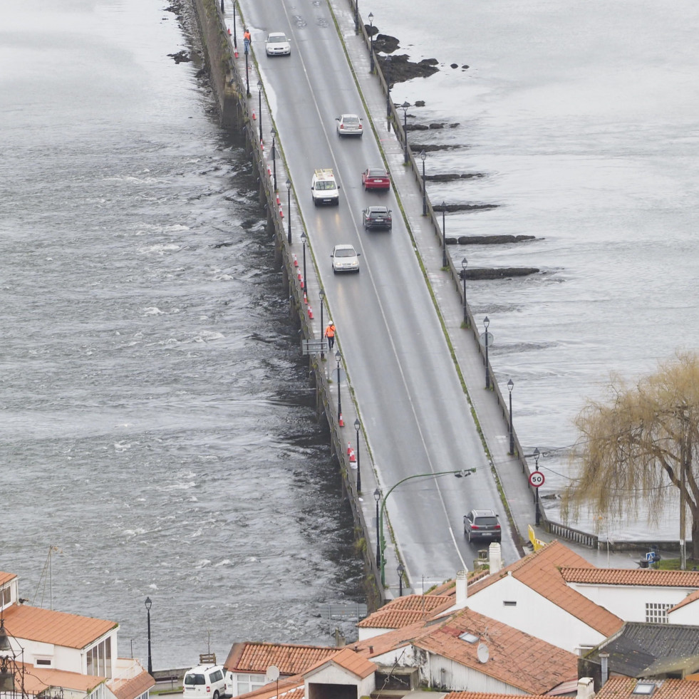 El Gobierno destaca “o impulso á mobilidade” de las obras del puente entre Pontedeume y Cabanas