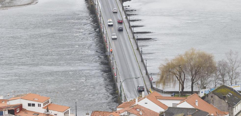 El Gobierno destaca “o impulso á mobilidade” de las obras del puente entre Pontedeume y Cabanas