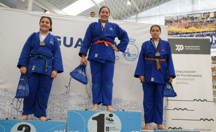La cantera de la AD Judo Ferrolterra muestra su progresión en el Internacional de Santa Tegra