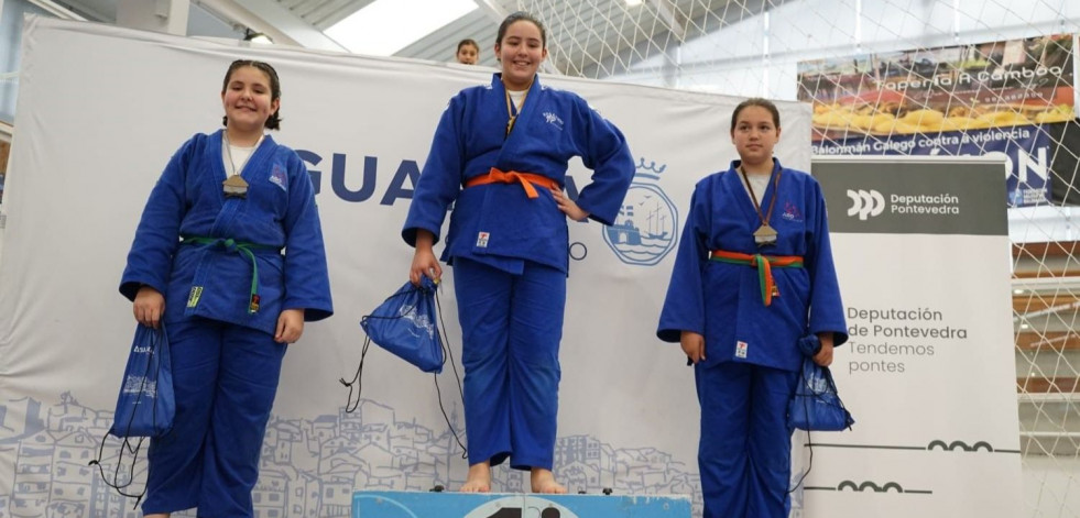 La cantera de la AD Judo Ferrolterra muestra su progresión en el Internacional de Santa Tegra