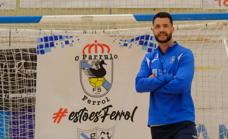 Víctor Montes, jugador de O Parrulo Ferrol: “Ahora mismo tengo la sensación de que este equipo no tiene techo”