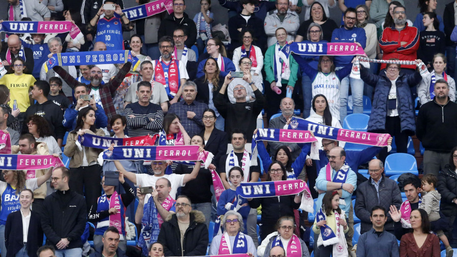 La Baximanía, "a mil por hora": la respuesta de récord de Ferrolterra para aupar al Uni Ferrol