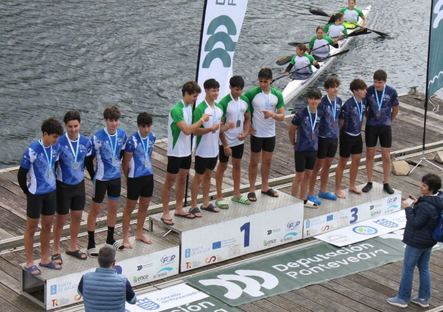 Firrete eumés y Grupo Xuvenil pontés se suben al podio con la selección provincial en Verducido