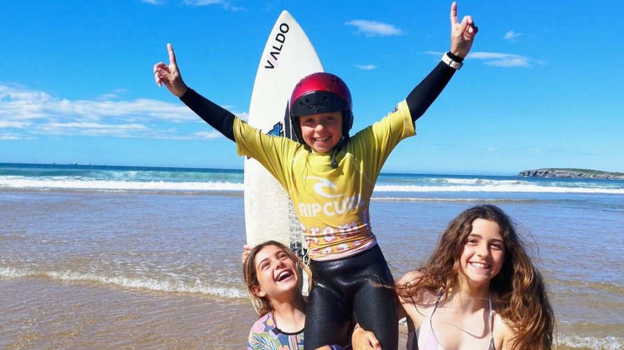 Un título de Eva Rico que vale una final europea de surf