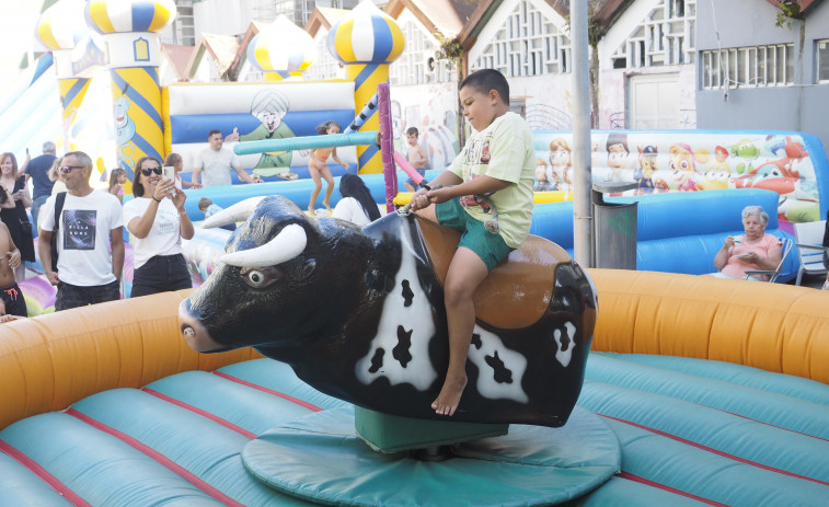 La pulpada de Caranza premia al mejor tiempo sobre el toro mecánico