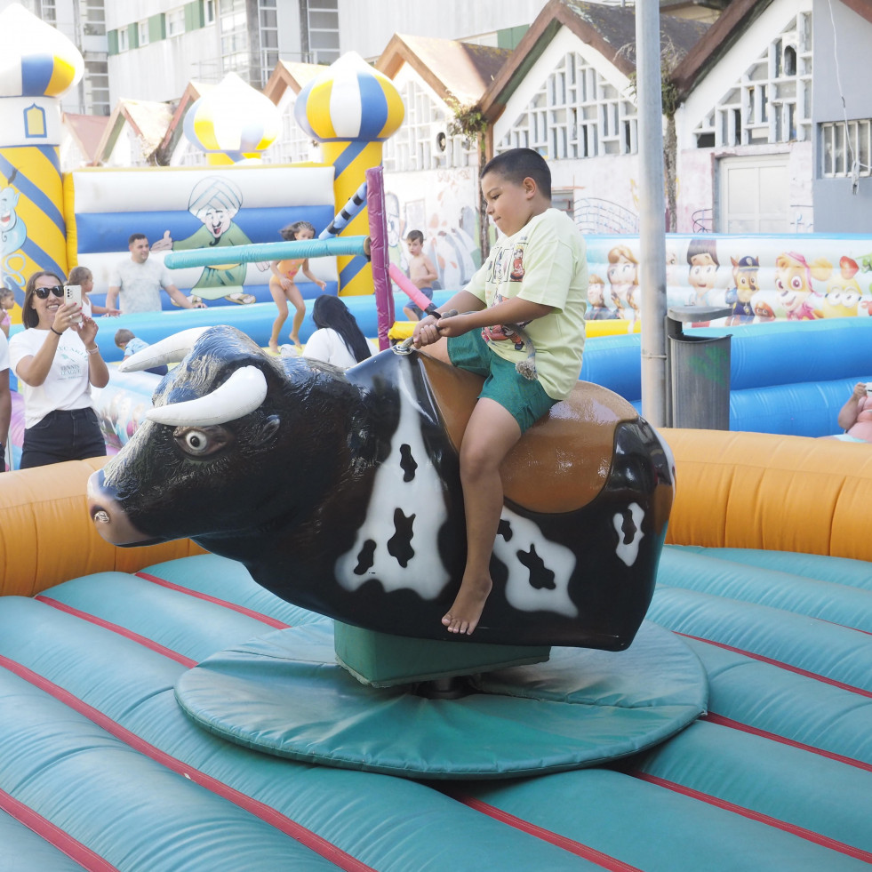 La pulpada de Caranza premia al mejor tiempo sobre el toro mecánico