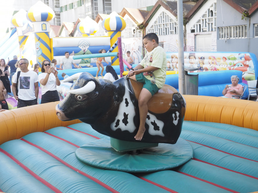 La pulpada de Caranza premia al mejor tiempo sobre el toro mecánico