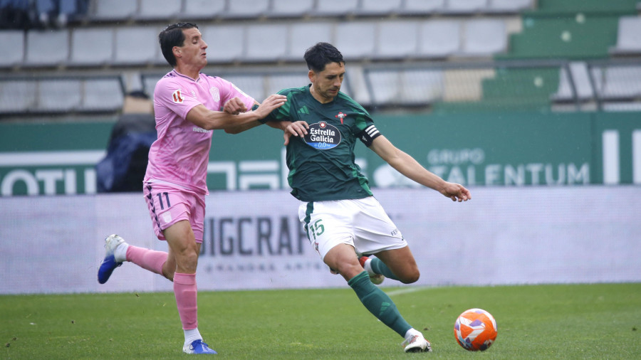 David Castro, jugador del Racing de Ferrol:  “O obxectivo agora en Primeira RFEF vai ser máis claro”
