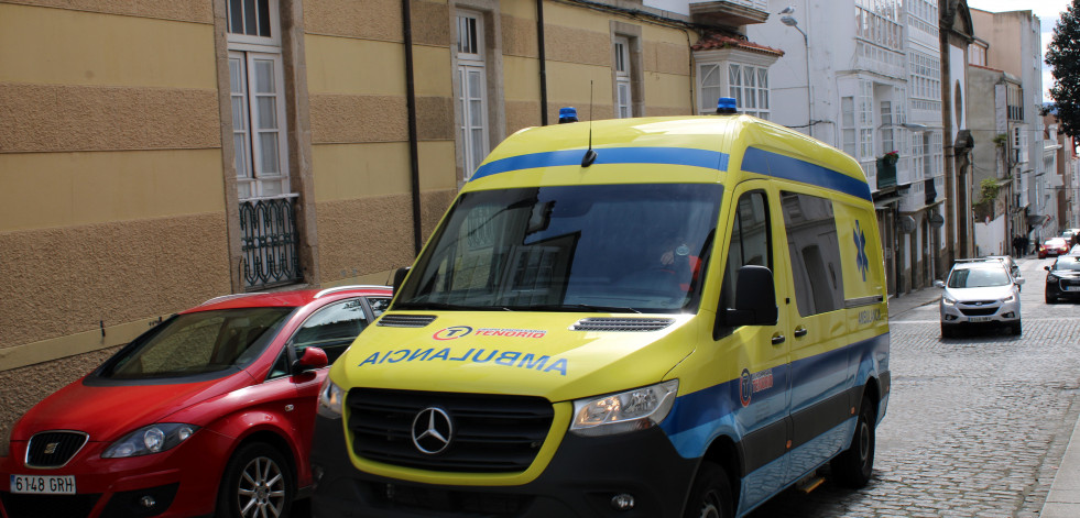Herida una mujer de avanzada edad en un atropello en Narón