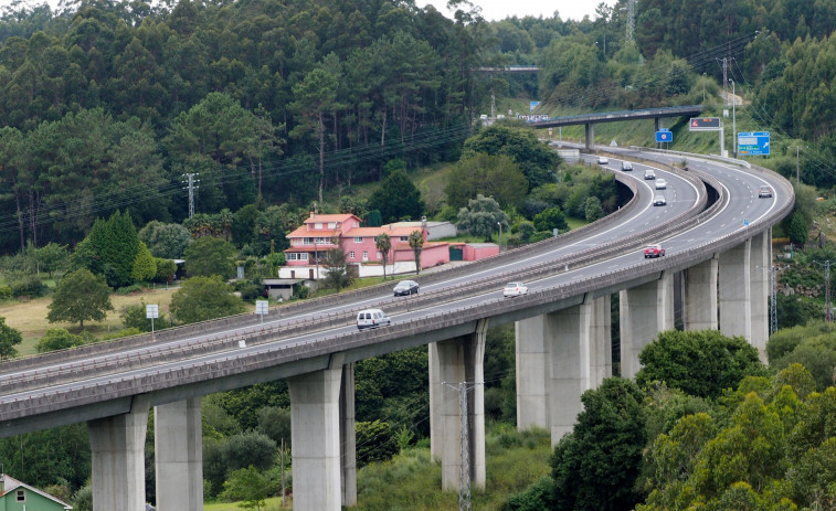 Las obras en la AP-9 cortarán carriles en los túneles de Cabanas, Fene y Pontedeume