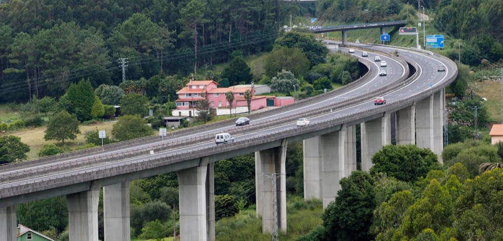 Las obras en la AP-9 cortarán carriles en los túneles de Cabanas, Fene y Pontedeume