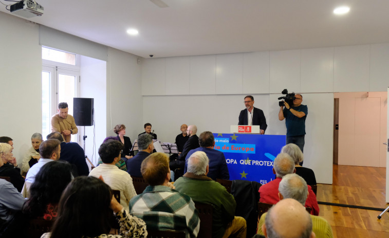 Besteiro reivindica en Ferrol los valores europeos contra “ameazas” como la ultraderecha