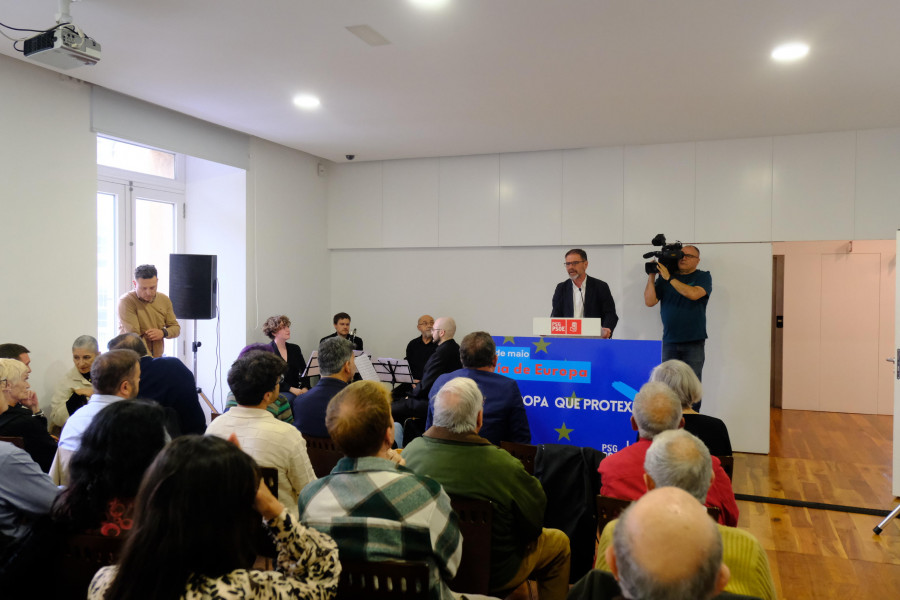 Besteiro reivindica en Ferrol los valores europeos contra “ameazas” como la ultraderecha