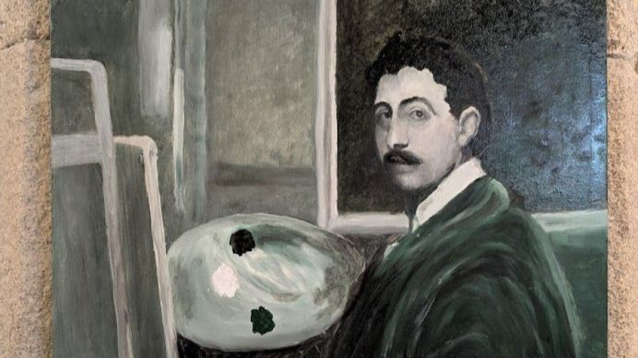 Pintores de Ferrol homenajean a Sotomayor con una muestra en Exponav