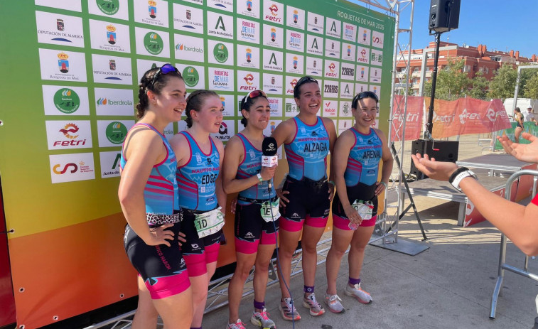 El Náutico Narón revalida su título de la Copa de la Reina de triatlón