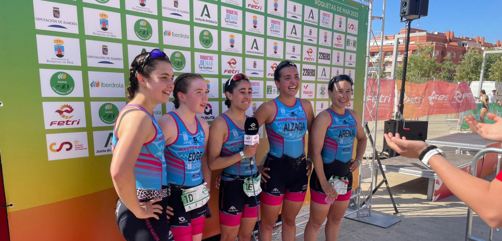 El Náutico Narón revalida su título de la Copa de la Reina de triatlón