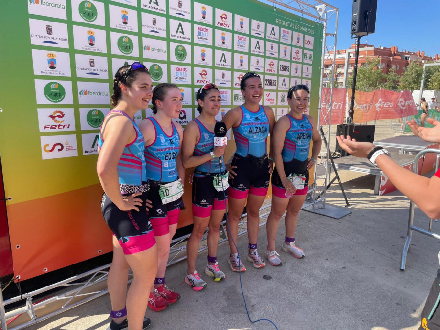 El Náutico Narón revalida su título de la Copa de la Reina de triatlón