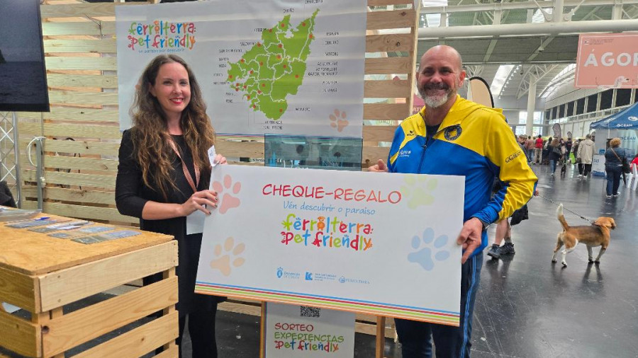 Ferrolterra protagonizó con su oferta turística “Pet Friendly” la feria coruñesa Pata Pata