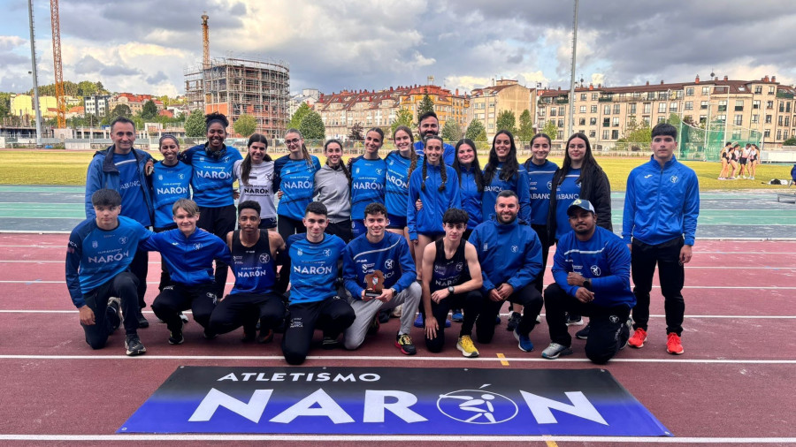 Los naroneses plantan cara y logran el bronce en Pontevedra