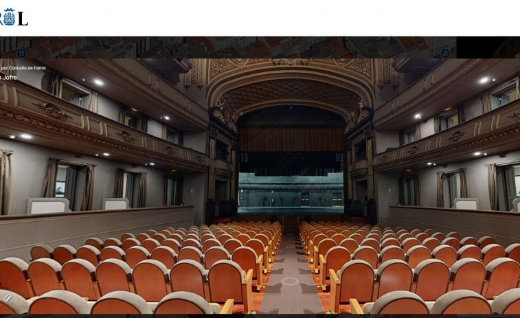 El Concello amplía los recursos de “Ferrol no mapa” con un gemelo digital del teatro Jofre