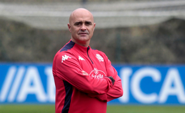 Óscar Gilsanz, el entrenador del Dépor, está este martes en un seminario en el Campus de Ferrol