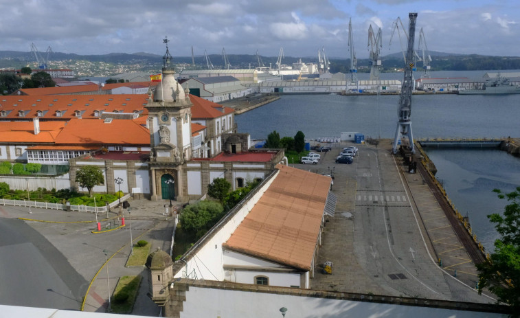 La Armada demolerá la estafeta para mejorar la visión del dique en el Arsenal de Ferrol