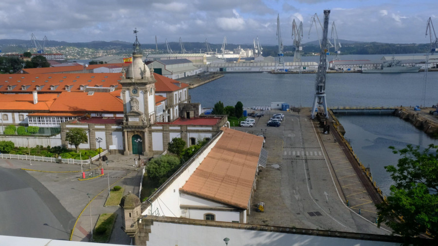 La Armada demolerá la estafeta para mejorar la visión del dique en el Arsenal de Ferrol