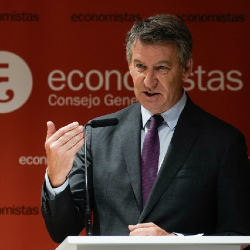 FeijooduranteunacomparecenciaanteelConsejoGeneraldeEconomistas