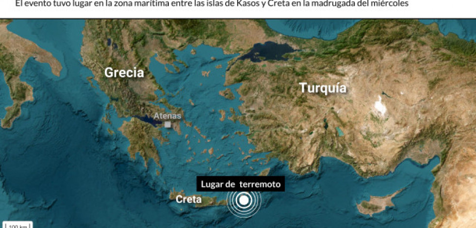 Un seísmo de magnitud 6 desata alerta de tsunami en Grecia