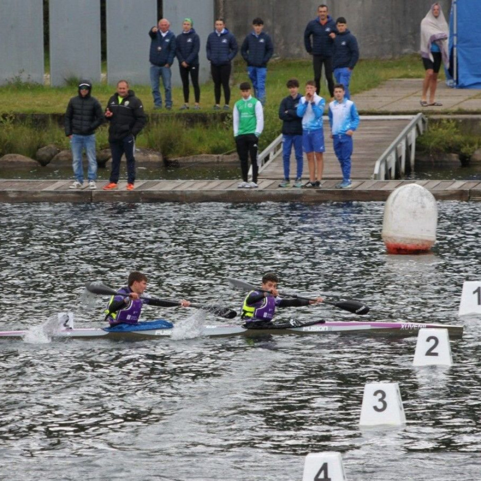 Doblete para los cadetes y veteranos del Firrete en la Copa Galega sprint de Verducido