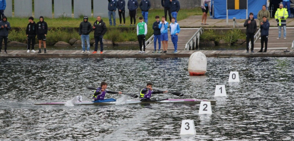 Doblete para los cadetes y veteranos del Firrete en la Copa Galega sprint de Verducido