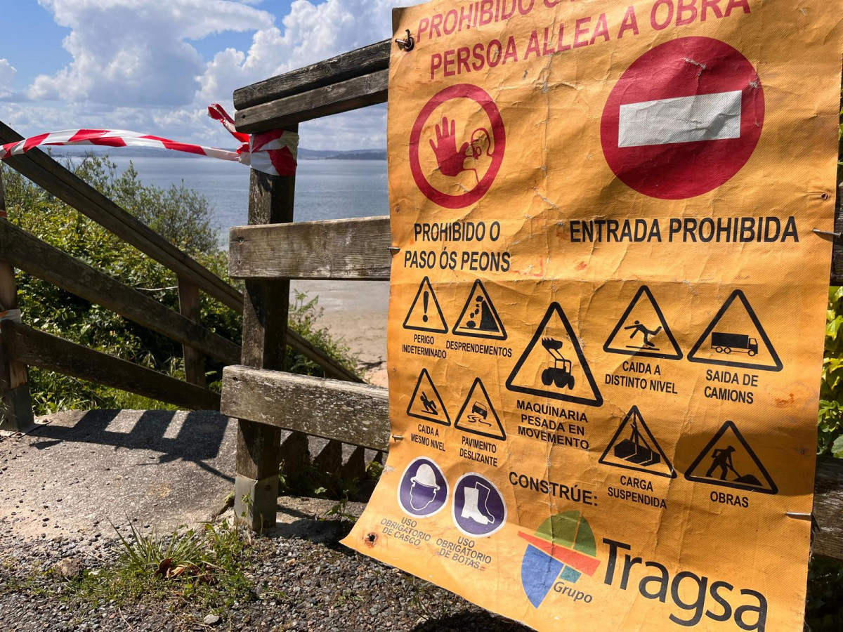Obras acceso playa Seselle Ares (2)