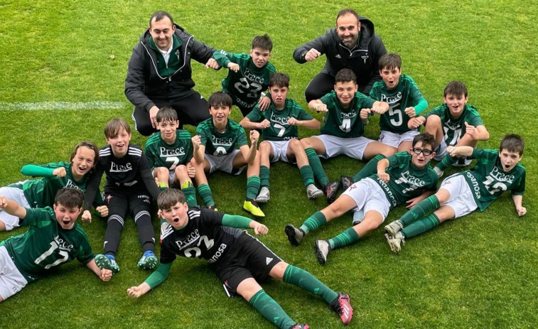 Racing alevín y Galicia de Caranza benjamín, a por su clasificación para la fase final gallega