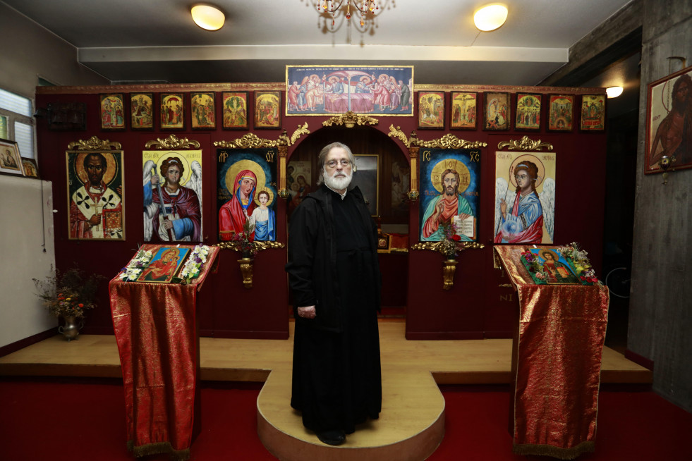 Padre Dámaso de la iglesia ortodoxa de A Coruña @ Patricia G. Fraga