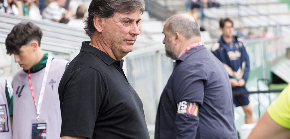 Alejandro Menéndez, entrenador del Racing de Ferrol: 