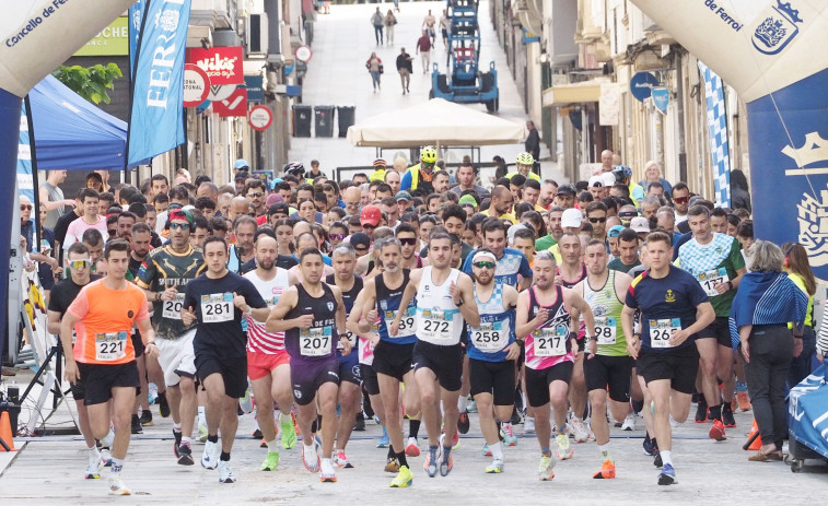 Pedro Osorio y Blanca Bengoa ganaron la carrera con la que culminó la Semana de la Seguridade Viaria en Ferrol