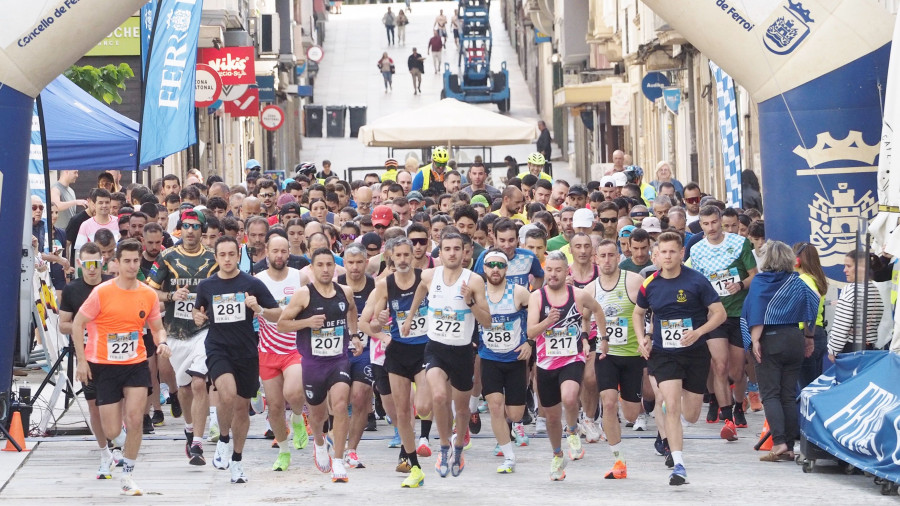 Pedro Osorio y Blanca Bengoa ganaron la carrera con la que culminó la Semana de la Seguridade Viaria en Ferrol
