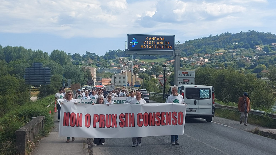 Los propietarios de As Fragas vuelven a movilizarse para exigir “respeto y compensación”