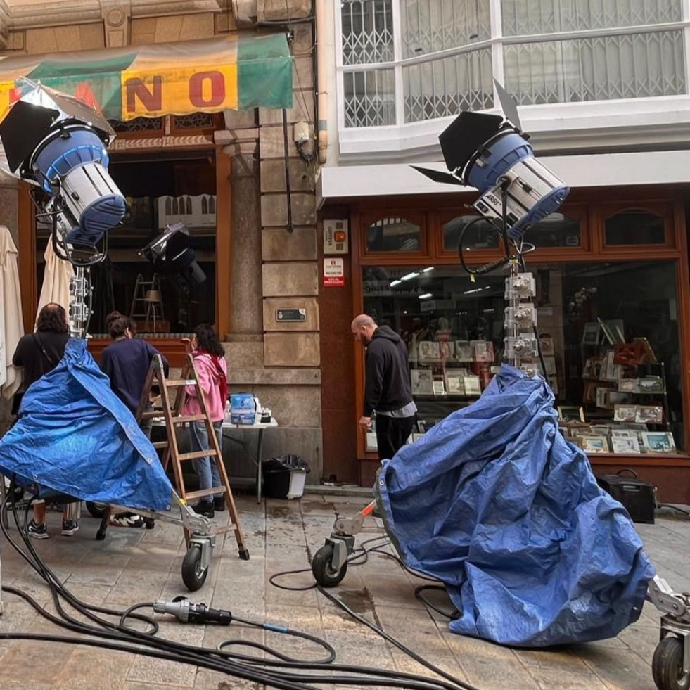 Ferrol se convierte de nuevo en plató de cine acogiendo un rodaje con Morris en A Magdalena