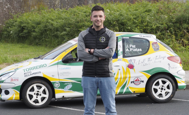 Jorge Paz, piloto de rallys: “No puedo describir lo que es correr el Rally de Narón, para mí lo es todo”