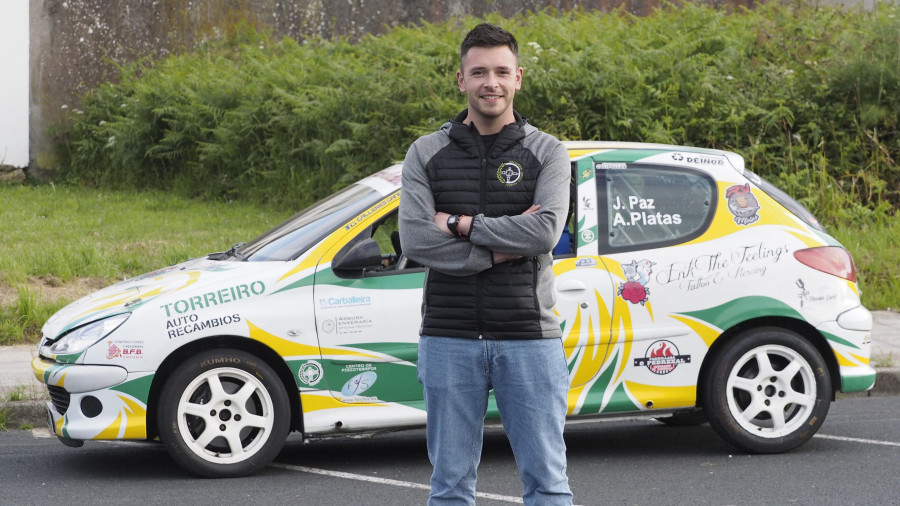 Jorge Paz, piloto de rallys: “No puedo describir lo que es correr el Rally de Narón, para mí lo es todo”