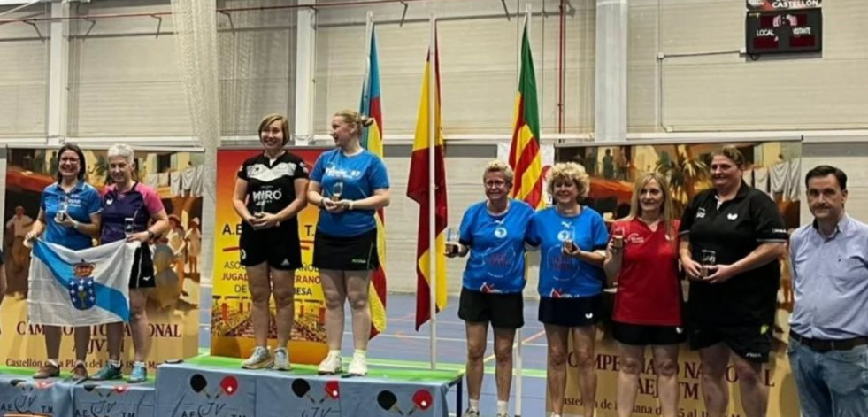 Las veteranas Belén Soto e Isabel Teruel, plata en Castellón