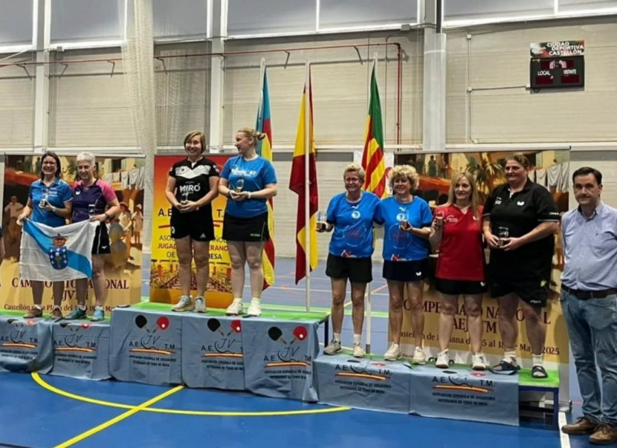 Las veteranas Belén Soto e Isabel Teruel, plata en Castellón