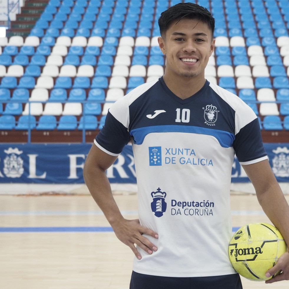 Gabriel Morgato, jugador de O Parrulo Ferrol: 