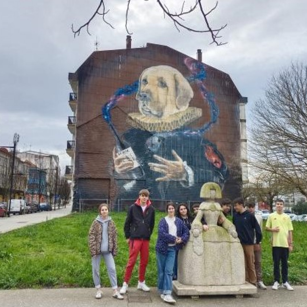 Las Meninas de Canido se dan a conocer por Europa con el eTwinning del Saturnino Montojo