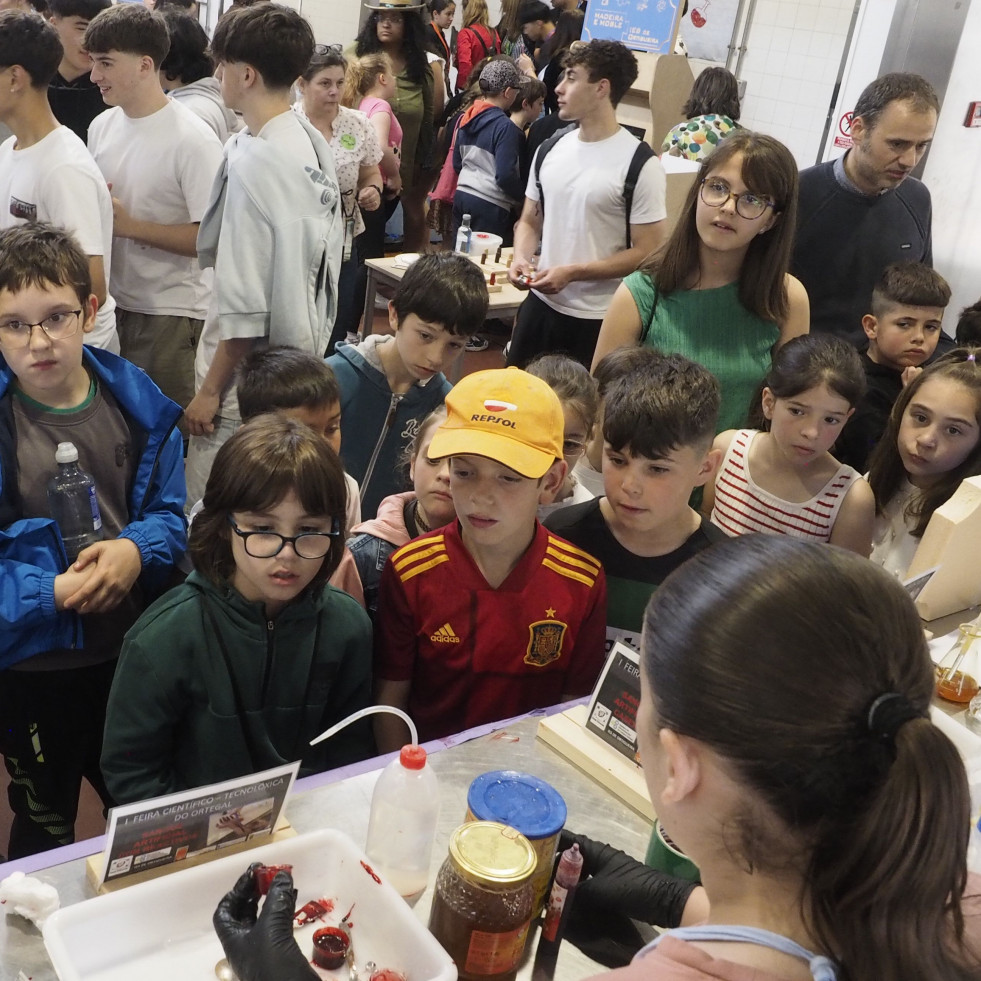Ortigueira se llenó de ciencia y tecnología mostrando el talento joven de la comarca